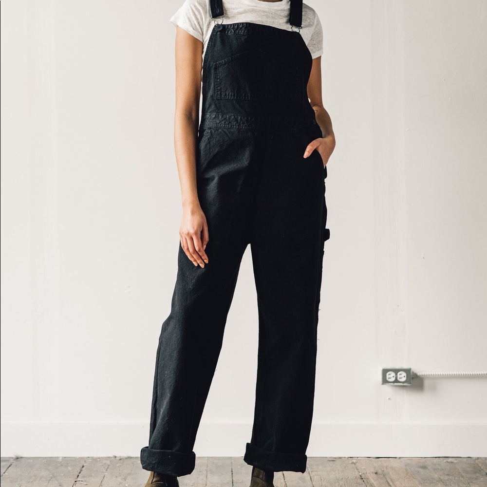 Jesse Kamm Black Overalls